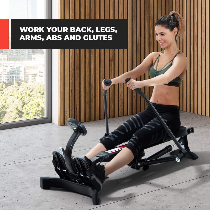 Lanos Hydraulic Rowing Machine with Adjustable Resistance