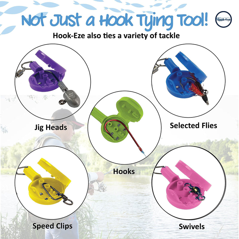 Hook-Eze Knot Tying Tool Combo Pack for Fishing Safety Tools