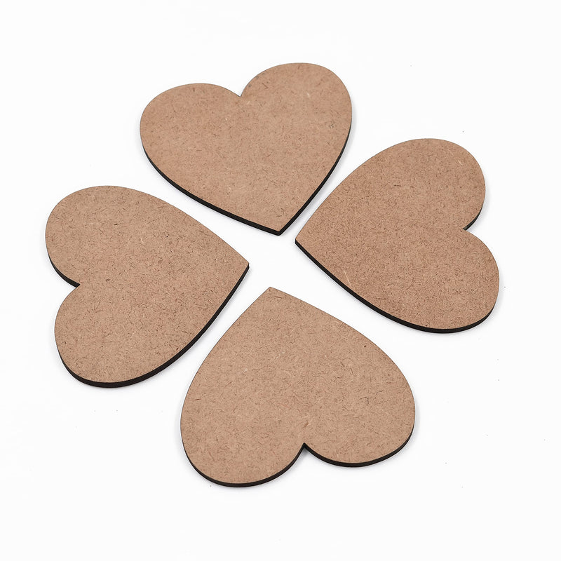 Ivei Mdf Board Diy Coasters Set Blank Wooden Shapes for Crafts