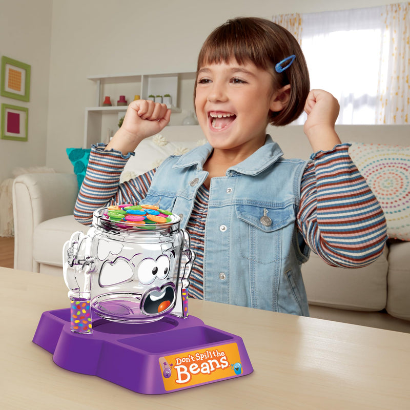 Hasbro Gaming Don't Spill The Beans Game for Kids, Easy and Fun Balancing Game for Kids Ages 3 and Up, Preschool Games for 2 Players, Kids Board Games