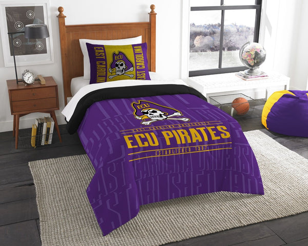 NCAA Team Branded Twin Comforter Set 64x86