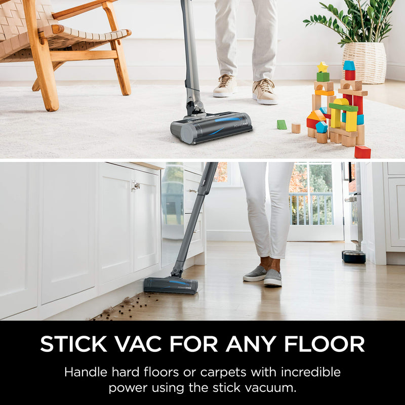 Shark Ws632 Wandvac System Ultra Lightweight Stick Vacuum Boost Mode Slate Grey