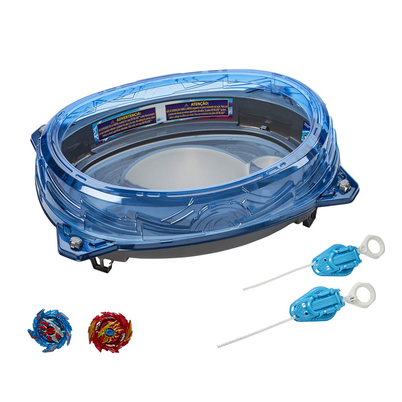 Beyblade Burst Surge Speedstorm Volt Knockout Battle Set - 2 Tops & Launchers