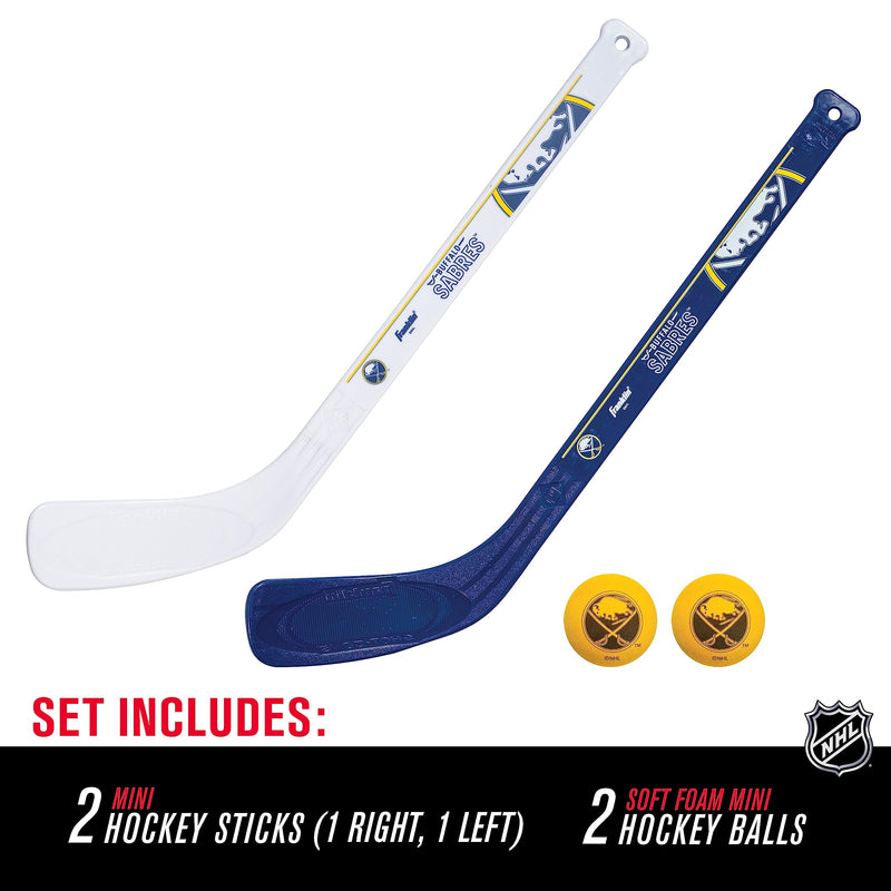 Buffalo Sabres NHL Mini Hockey Stick Set with Foam Balls