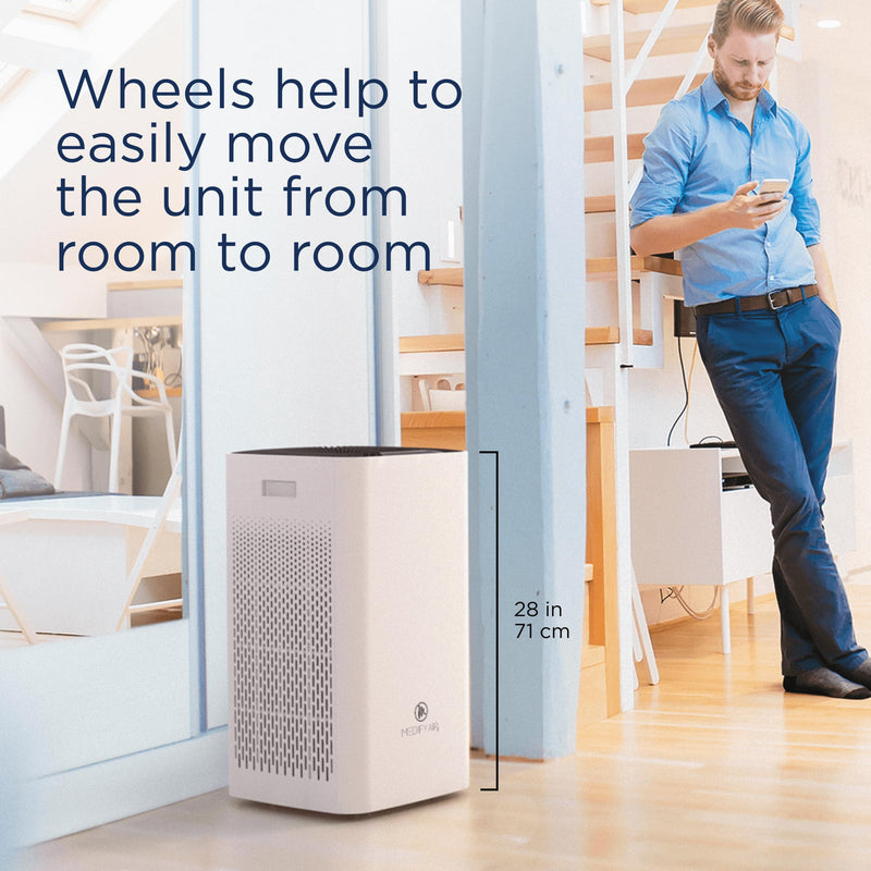 Medify Ma 112 Air Purifier True Hepa H13 Filter 4 455 Ft² Coverage Smoke Odors Pollen