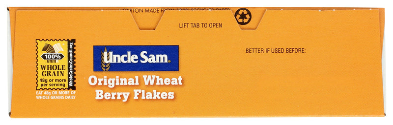 Uncle Sam Wheat Berry Flakes 10 oz Whole Grain Cereal