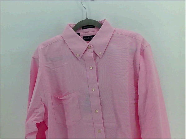 Ultra Club Mens Regular Long Sleeve Dress Shirt Color Light Pink Size Large