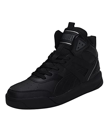 Puma Unisex Hi-Top Basketball Sneakers Black Size 8