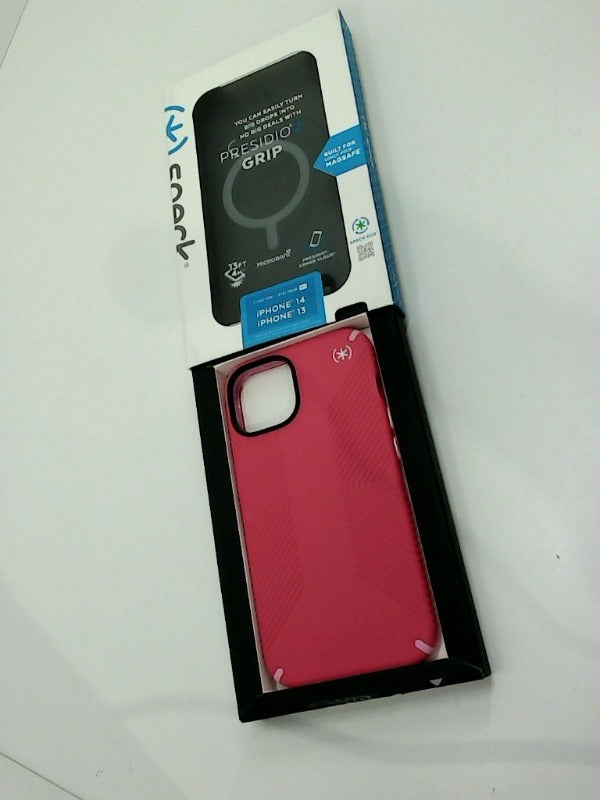 SpeckPresidio 2 Grip 13-14 Iphone Case Pink Color Hot Pink Size 6 X 3.18 Inch