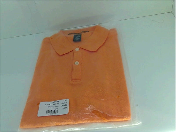 Devon and Jones Womens Dg150w Regular Short Sleeve Polo Color Orange Size Medium