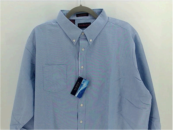 Ultra Club Mens Regular Long Sleeve Dress Shirt Color Light Blue Size Small