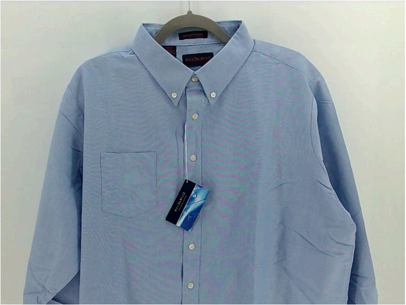 Ultra Club Mens Regular Long Sleeve Dress Shirt Color Light Blue Size XXLarge