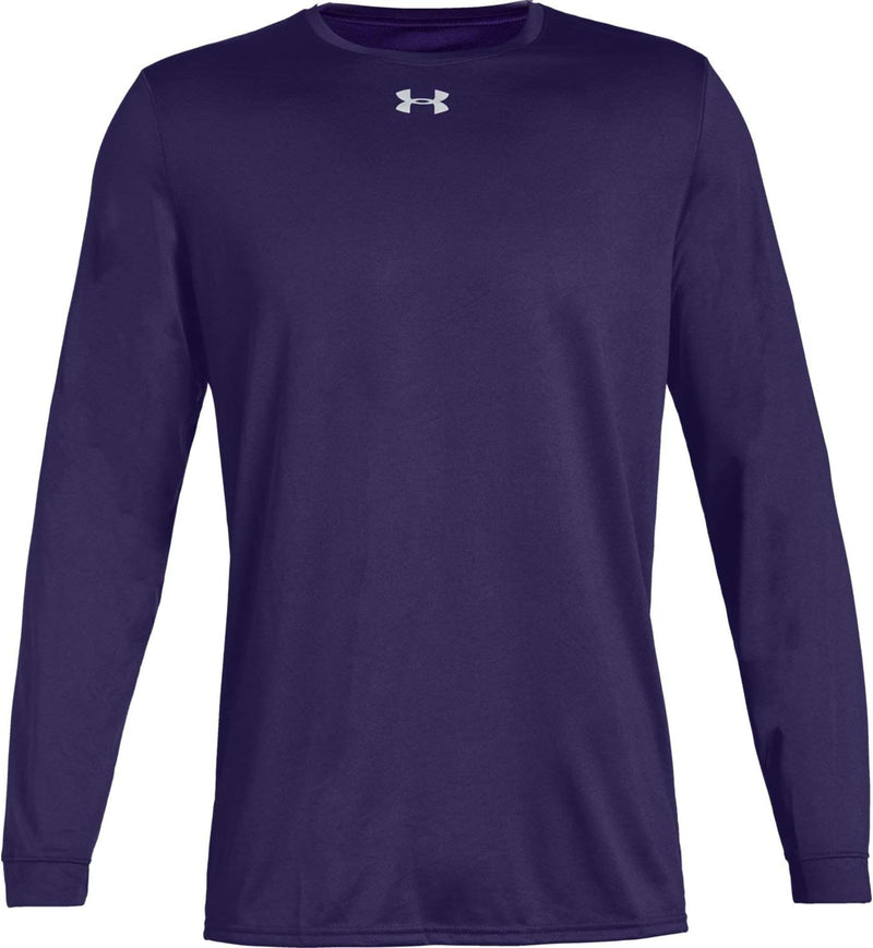 Under Armour Mens Tech 2.0 Long Sleeve T-Shirt Purple Size Large