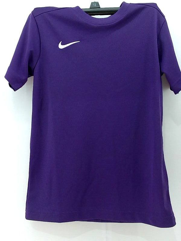 Nike Boys Youth Jersey Regular Short Tee Color Purple Size Small T-Shirt