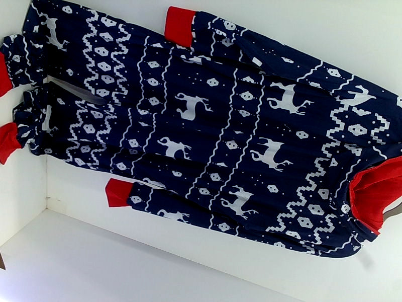 Azuki Men's Navy Christmas Pajamas 4XLarge