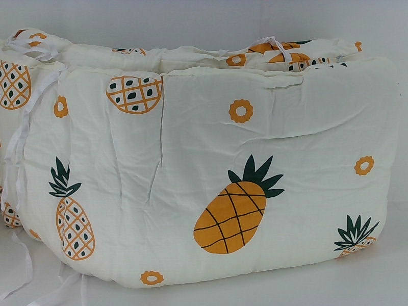 Pineapple Print Baby Crib Bumper Safe Nursery Bedding