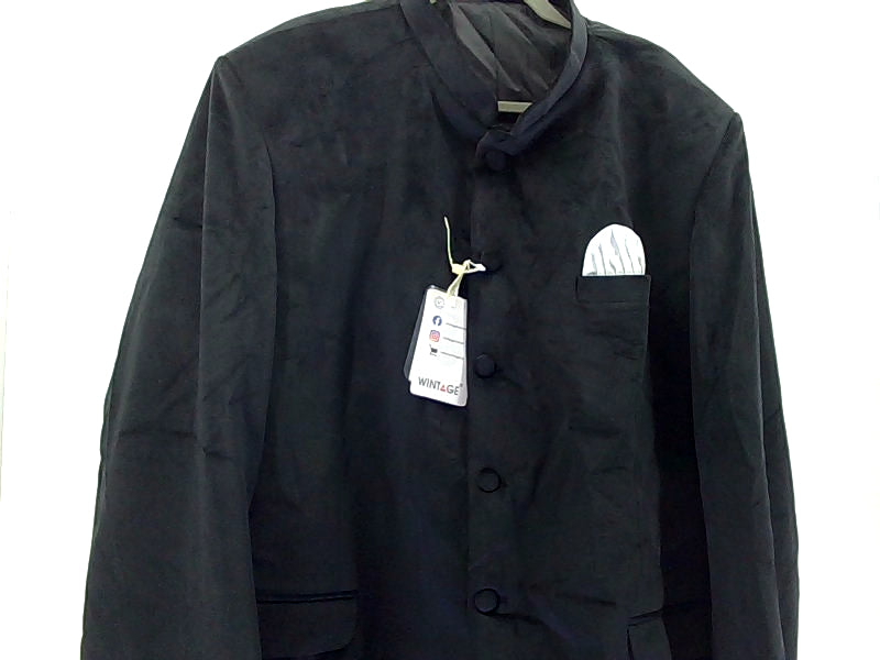 Men's Classic Regular Fit Black Blazer Size 42