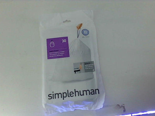 Simplehuman Color White Size X30bolsas