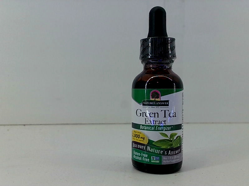 Natures Answer Green Tea Extract Color Black Size 1fl Oz