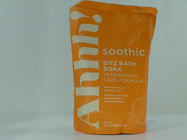 Soothic Sitz Bath Soak Postpartum Essentials Feminine Jar Color Gold Size 32 Oz