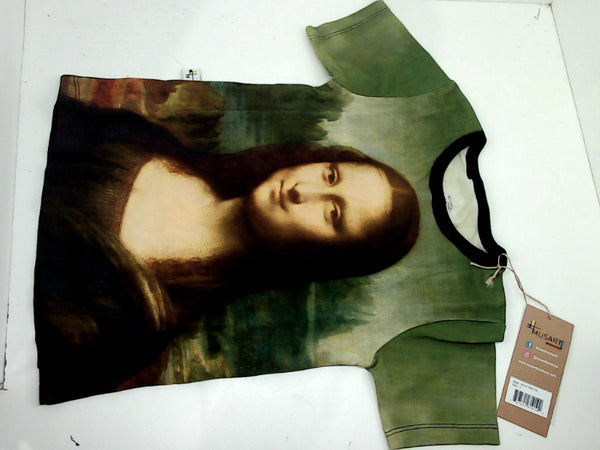 BBClub 1401-19 Mona Lisa Color GREEN MONA LISA Size 4 Toddler T-Shirt