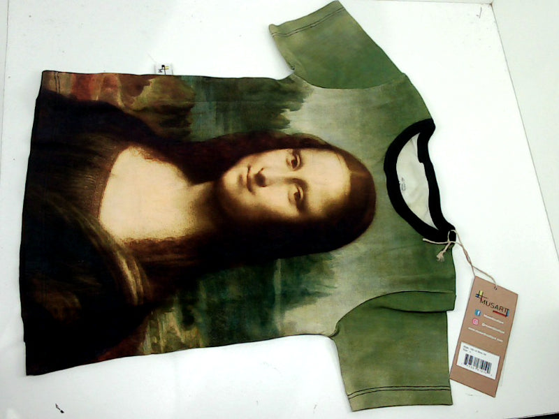 Musart Mona Lisa Art T-Shirt Toddler Size 4