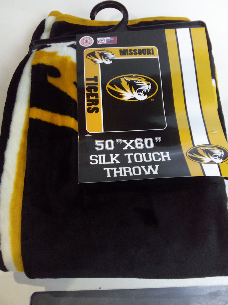 Northwest Silk Touch Throw Blanket Missouri Tigers 50x60