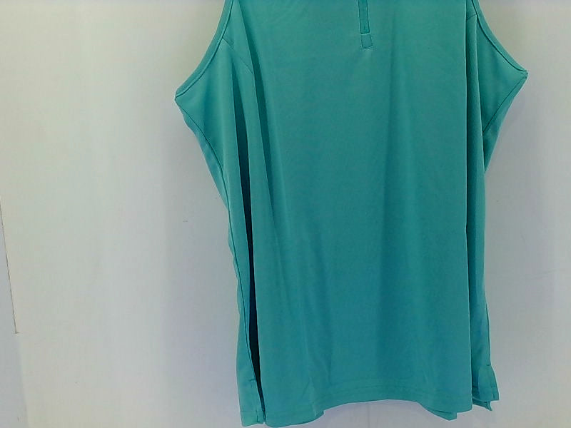 Sposulei Sleeveless Golf Polo Men's XX-Large Light Green Top