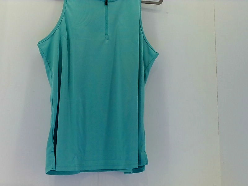 Sposulei Sleeveless Golf Polo Men's XX-Large Light Green Top