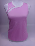 Asics Women Size Medium Pink White Jr Court Diva T-Shirt