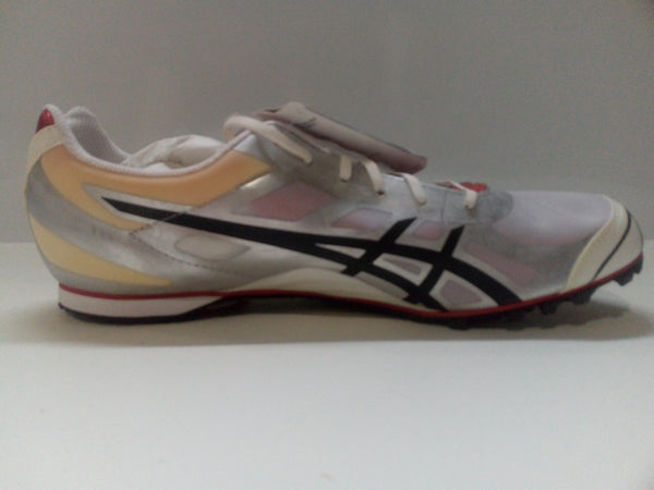 Asics Men Athletic Shoes (Running) Hyper Md 5 White/Silver/Black 11 Medium US