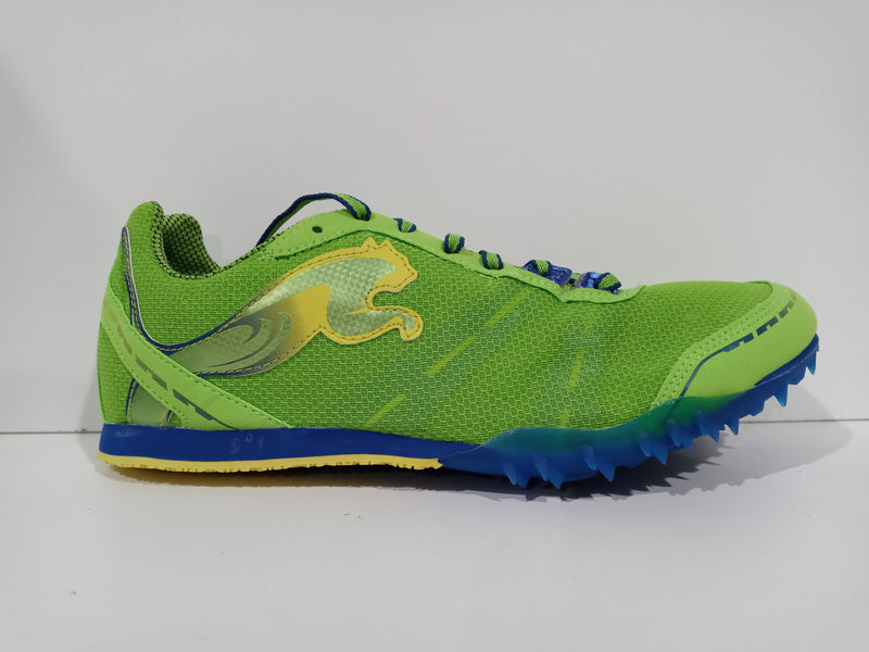 PUMAS Men SIZE 7 1/2-GREEN-BLUE-FLUO YELLOW Pair of Shoes
