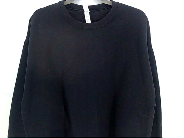 Jerzees Mens SWEATER Long Sleeve Pullover Color Black Size X-Large