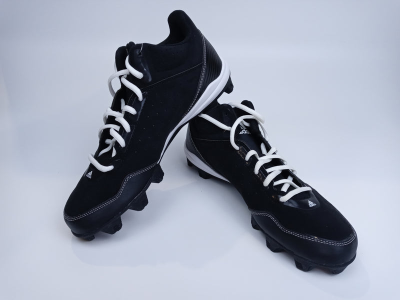 Adidas Men Size 8 Black Runwht Metsil Wheelhouse Md Mid Pair of Shoes