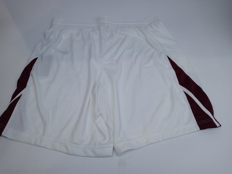Nike Men's Size 2xl White Maroon basketball Shorts
