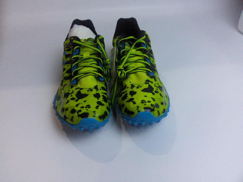 ASICS Men's Freak 2 Cross-Country Running Shoe  color lime/turquoise/black size 12.5