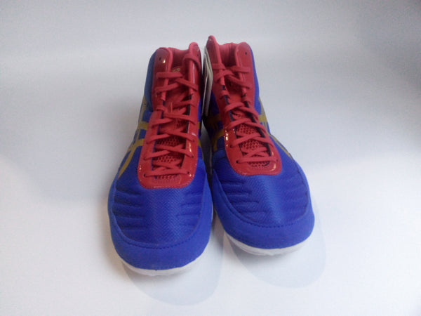 ASICS Men's JB Elite V2.0 Shoe Size 13 Jet Blue Red Pair Of Shoes