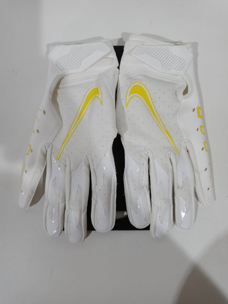 NIKE UNISEX SIZE S WHITE-VAPOR JET GLOVES