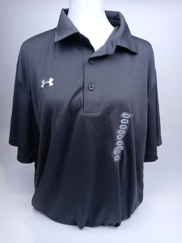 Under Armour Men's Team's Armour Polo Golf Shirt Large Grey