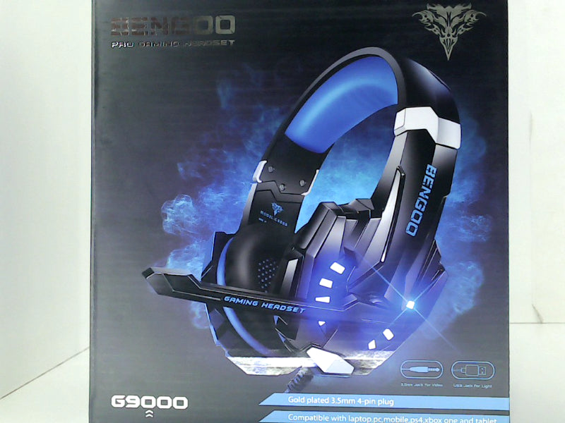 BENGOO G9000 Stereo Gaming Headset for PS4 PC Xbox Blue