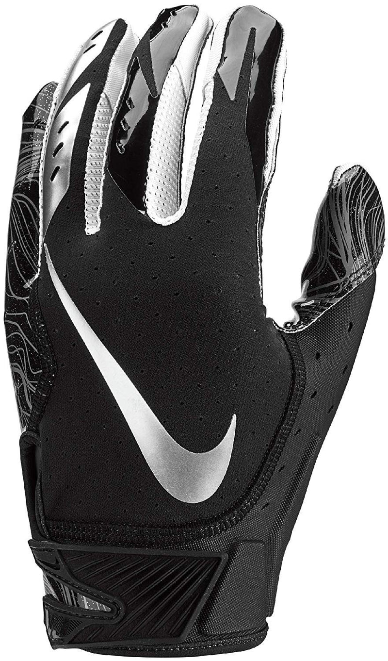 Nike Vapor Jet 5.0 Football Gloves XXLarge Black Chrome