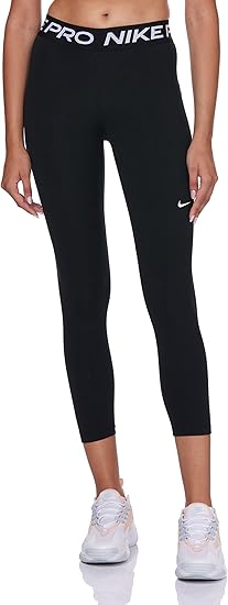 Nike Pro Black Cropped Leggings - Medium