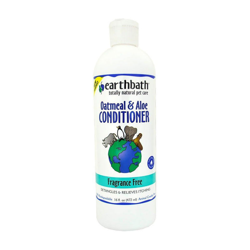 Earthbath Oatmeal and Aloe Conditioner 16 Oz Pack of 6 Fragrancefree