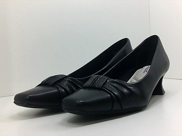 Easy Street Womens 40-4611 Toe Heels Color Black Size 10 Pair of Shoes