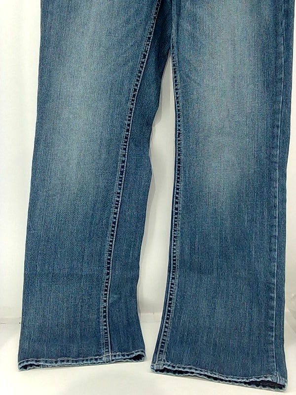 Men's Relaxed Fit Denim Jeans, Medium Vintage Wash, Size 33