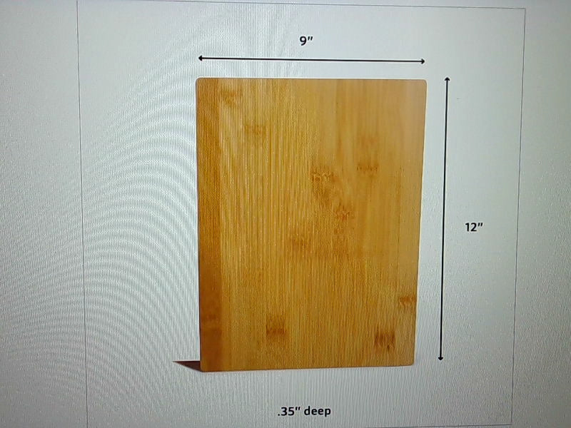 Bamboo Cutting Board 12x9 Home Kitchen Essential