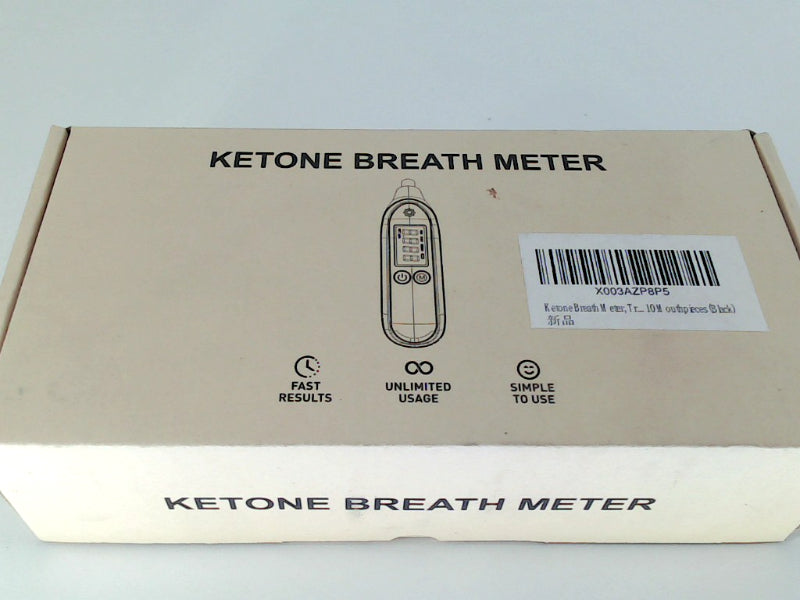 Accurate Ketone Breath Meter Portable Black Monitor