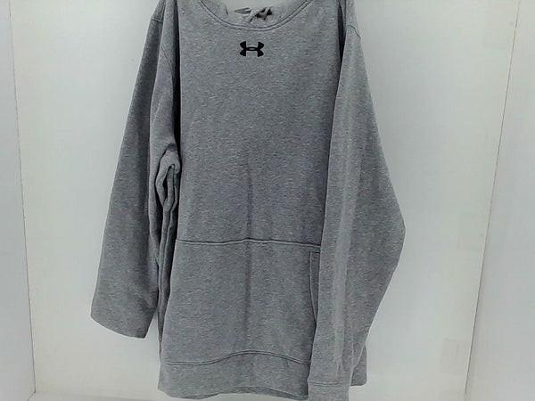 Under Armour Mens Hoodie Pull On Fashion Hoodie Color Light Grey Size Large