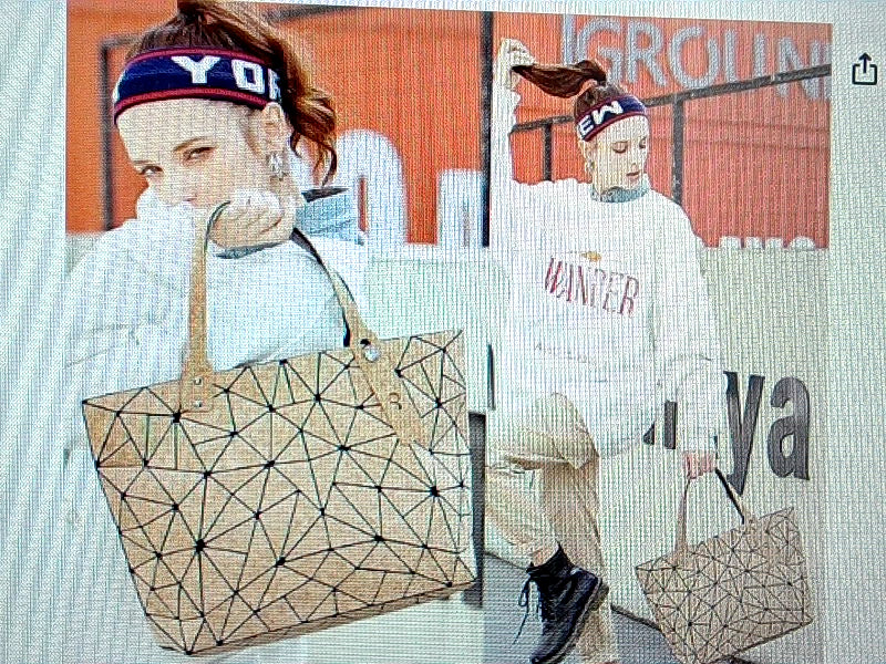 Geometric Pattern Tote Bag for Women