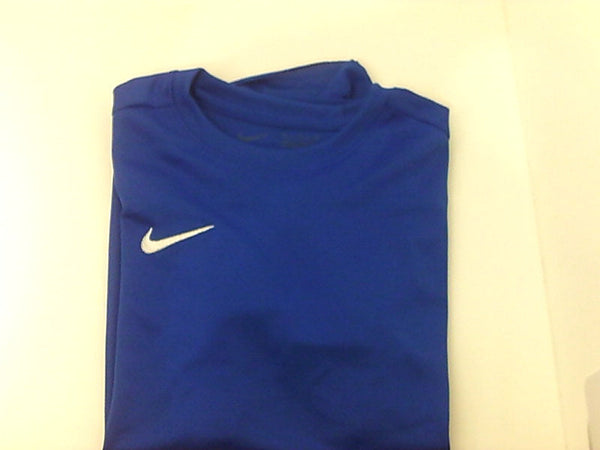 Nike Boys Park Vll Short Sleeve Loose Fit Short Sleeve Tee Color Royal Blue Size Medium